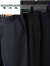 啄木鸟天丝棉男士商务休闲长裤春夏黑色西裤2024新款正装裤子薄款西装裤 8805黑色 30(建议115-125斤)