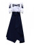 艾珠儿（Aizhuer）连衣裙女装2024年夏季新款时尚雪纺中长款小个子刺绣套装裙子夏天 图片色 2XL