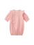 千趣会童装婴儿衣服连体衣花边设计棉质女童宝宝连身衣爬服 粉色 50/60cm