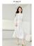 梵希蔓法式高级感白色连衣裙女2024年春装新款镂空收腰气质裙子 M6192 白色 S