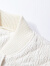 香影棒球服外套女2023冬季新款设计感菱格宽松小个子短款轻薄棉服 米色 S