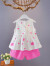ZOCO品牌女童夏装新款洋气宝宝1一3岁4婴儿童夏季2韩版连衣裙时髦套装 黄色（圆点款） 80cm