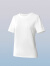 海澜之家（HLA）短袖T恤女24新款sportsday马术运动吸湿排汗短袖女夏季 漂白W8 165/88A
