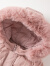 戴维贝拉（DAVE＆BELLA）女冬装宝宝羽绒服儿童冬季保暖女童外套中长款宝宝上衣洋气小童 灰粉色-N 140cm（建议身高130-140cm）