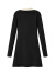 乐町商场同款秋冬新款法式千金感甜美连衣裙C1FAD4252 黑色 S