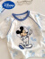 迪士尼（Disney）男童短袖T恤夏季新款纯棉儿童可爱半袖上衣t恤衫洋气宝宝童装潮款 白色 90cm