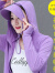 皮尔卡丹女新中式UPF50夏季新款冰丝防晒衣女防紫外线轻薄透气外套国潮 紫色女 XL 下单参考尺码表