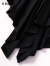 ERDOS 早春中长款垂感百褶半身裙 黑 170/76A/XL