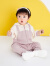 巴拉巴拉婴儿连体衣新生婴儿衣服哈衣爬服外出抱衣春装可爱洋气萌 粉紫小花朵-70020 90cm