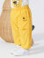 巴拉巴拉宝宝裤子婴儿长裤男童外穿潮酷宽松洋气可爱萌时尚宽松 中黄-工装裤 90cm