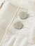 尚都比拉复古水洗牛仔裤女秋装2024新款裤子时髦设计感通勤直筒裤 米白色 M