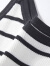 香影（xiangying）针织吊带小背心女2024年夏装新款时尚打底衫无袖条纹内搭上衣 黑色 S