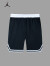 NIKE JORDAN 耐克童装男童短裤夏季新款儿童网眼速干篮球短裤 正黑色 130/56(7)