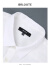 Brloote/巴鲁特短袖衬衫男新款肌理风商务休闲夏季薄款翻领白衬衣 白色 190/108A