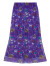 美特斯邦威时尚彩色泡泡印花针织半裙女百搭夏季新款网纱设计半裙 紫色 155/62A/S