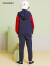 匡威（Converse）儿童卫衣套装春季新款纯棉上衣裤子两件套3-14岁女大童运动长袖服 藏青蓝 160/76