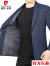 皮尔卡丹品牌高档男装 西服男士外套秋季新款西装中年抗皱商务休闲夹克男 79801灰色 165(95-105斤)