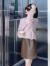 雅黛丝薇2024新款连衣裙秋冬季女装奶系穿搭小个子高级感法式桔梗裙子套装 毛衣+半身裙 S