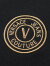 范思哲Versace Jeans Couture男装男士V-EMBLEM刺绣POLO衫黑色XL 礼物