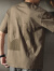 SMVP硬汉军旅风速干短袖日系新疆棉短袖T恤男士美式复古阿美咔叽工装 咖啡色 M