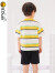 B.Duck小黄鸭童装男童夏装套装夏季新款男孩炸街短袖儿童衣服 黄色 110cm