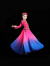 韵优利（yunyouli）六一儿童新疆舞蹈演出服女童幼儿园舞蹈维吾尔族服装哈萨克族回族 红色连衣裙 尚红 帽子 100 建议20-30斤