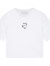 RE'VAN芮范夏季新品设计师款未来感图案休闲白色T恤O31001001 白色 M/38
