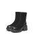 天美意靴子女商场同款粗跟时装靴复古简约女靴CPB60DZ3 黑色 36