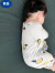 迪士尼（Disney）新生儿童初生婴儿连体衣服女宝宝春秋冬装满月睡衣家居内衣小孩子 黄色鸭子 52cm