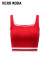 VEROMODA2023新款撞色方领短款凉感吊带背心百搭针织衫女 F16大红色 155/76A/XS