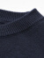 堡狮龙bossini男款秋季新品简约基础质感休闲通勤圆领长袖针织衫 1549深蓝色 L