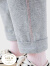 多妙屋女童裤子夏季薄款儿童直筒裤女孩休闲裤中大童W9004米白色130
