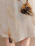秋星福（QIUXINGFU）妈妈夏装假两件改良旗袍连衣裙2024新款中老年女装短袖母亲节裙子 灰色 3XL 建议120-135斤