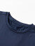 ASICS/亚瑟士童装上衣2024年新款女童儿童针织网球运动圆领速干短袖T恤 50藏青 150cm