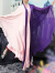 传祺威登720度双面穿一片式练功服半身裙长裙民族舞蹈舞蹈飘逸女 缎粉色橙色 裙长80cm适合身高147152