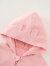 童泰（TONGTAI）婴儿连帽外套春秋装男女宝宝莫代尔棉衣服儿童休闲外出上衣 粉色 80cm