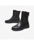 Bata切尔西靴女冬商场新款英伦风牛皮通勤软底时装靴AV564DZ2 黑色-单里 36