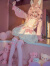 豹了个猫原创lolita奶芙芙可爱日常洛丽塔连衣裙售完绝版 粉白色 L