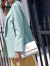 啄木鸟品牌包包女包2024新款轻奢时尚今年流行女士单肩斜挎包送女友礼物 米白色 礼盒装