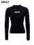 ONLY2023冬季新款设计感简约百搭半高领修身针织衫女123424010 H1Z 黑色BLACK 155/76A/XS