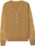 歌米拉（Gemila）羊毛衫V领上衣女新款秋装薄款针织衫长袖T恤蕾丝毛衣打底小衫 黑色 2XL 130-140斤