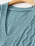 尚都比拉慵懒风针织马甲女秋冬新款女装气质休闲叠穿提花毛织上衣 湖蓝色 M