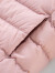 迪士尼童装儿童男女童轻薄羽绒服2023秋冬新款时尚洋气保暖外套 粉色 90cm