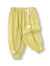 巴拉巴拉裤子婴儿夏季薄款长裤女童休闲裤男童运动裤2024新款时髦 黄绿41113 73cm