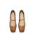 森达（SENDA）玛丽珍鞋女2024新款时尚通勤平底舒适浅口单鞋ZBK02AQ4【预售】 棕色 37