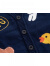 Radinka2024春秋新款儿童韩版动物男童长袖毛衣开衫外套宝宝洋气衣服JBE 灰色 100码(建议身高90cm)