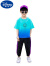 迪士尼儿童装男童夏款套装2024新款中大童韩版小男孩短袖休闲洋气两件套 湖绿i 140