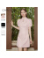 CAROLINE卡洛琳2023夏季新款新中式盘扣设计连衣裙ECRDBB84 粉色（现货） S