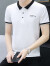 七匹狼（SEPTWOLVES）24夏季新款男士韩版潮牌短袖体桖衫上衣服男 6013白色 M