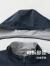 海澜之家（HLA）夹克男24新款可拆卸帽纯色弹力印花外套男春季HWJAD1W022A 蓝灰22 180/96A(XL)  推荐76-82kg